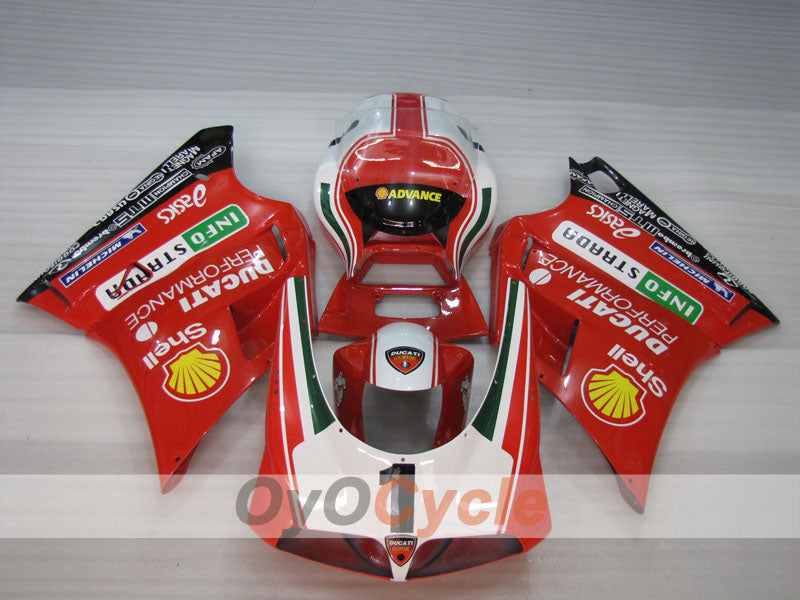 Injection Fairing kit for 99-02 Ducati 996 - Red, White, Black - INFO STRADA #OYO87906148 Secondary image