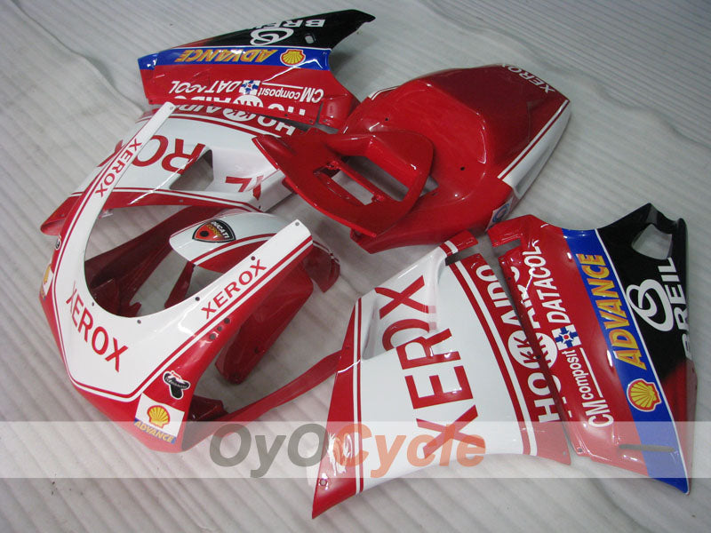 Injection Fairing kit for 99-02 Ducati 996 - Red, White - Xerox #OYO87906152 Secondary image
