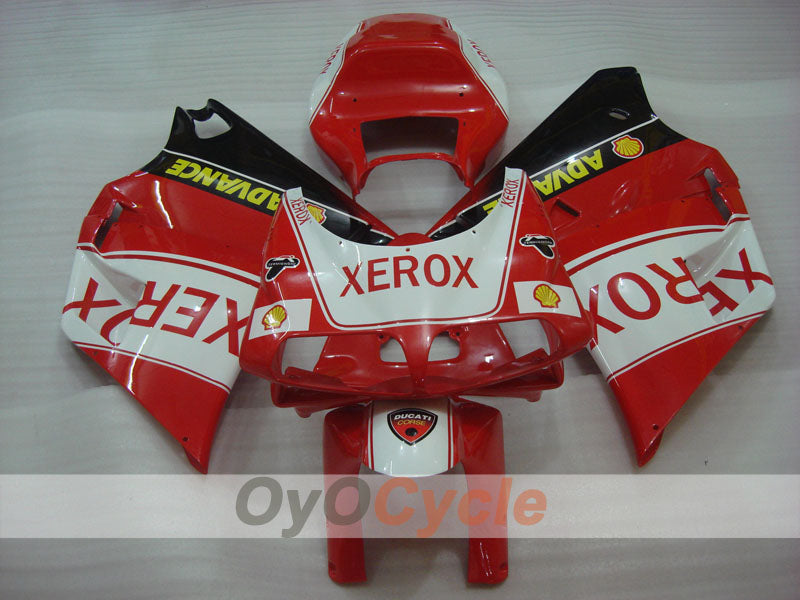 Injection Fairing kit for 94-02 Ducati 748 - Red, White, Black - Xerox #OYO87906156 Secondary image