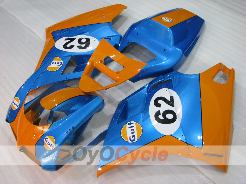 Injection Fairing kit for 94-02 Ducati 748 - Orange, Blue - Factory Style #OYO87906162