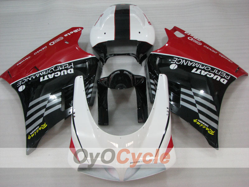Injection Fairing kit for 94-02 Ducati 748 - Orange, Blue - Factory Style #OYO87906163 Secondary image