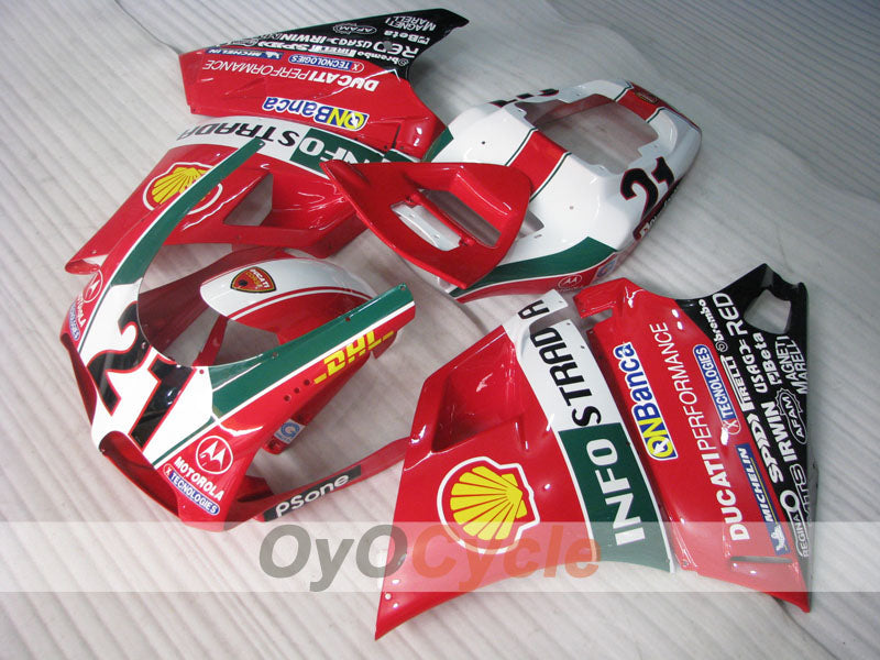 Injection Fairing kit for 94-98 Ducati 916 - Red, White, Black - INFO STRADA #OYO87906180 Secondary image