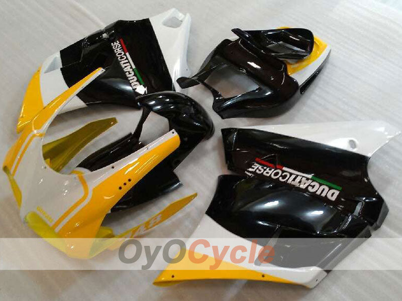 Injection Fairing kit for 94-98 Ducati 916 - Yellow, White, Black - Factory Style #OYO87906182 Main image