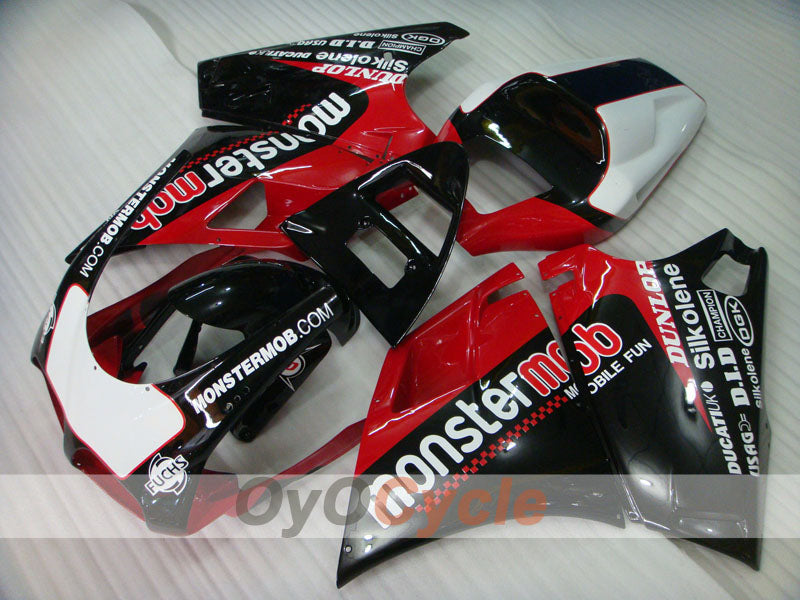 Injection Fairing kit for 94-98 Ducati 916 - Red, White, Black - Monstermob #OYO87906196 Main image