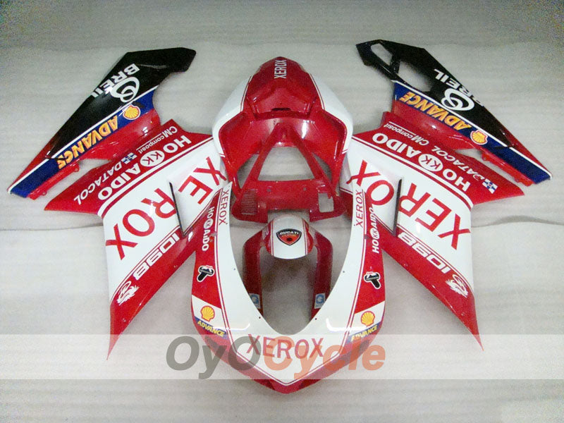 Injection Fairing kit for 07-09 Ducati 1098 - Red, White, Black - Xerox #OYO87906226 Secondary image