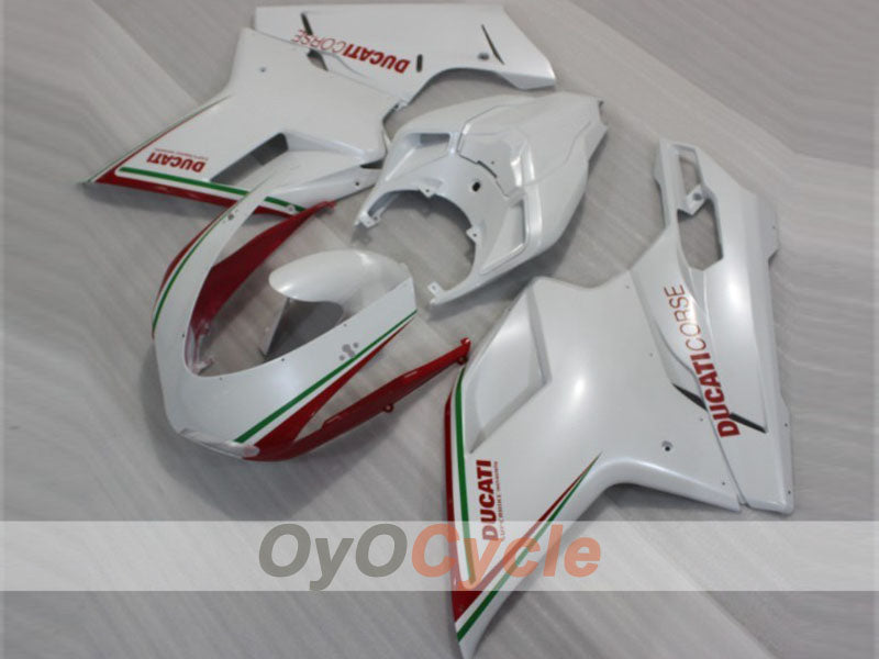 Injection Fairing kit for 07-09 Ducati 1098 - White - Factory Style #OYO87906230 Secondary image