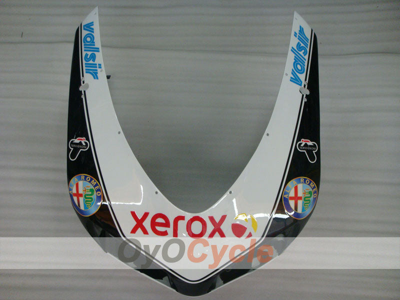 Injection Fairing kit for 07-09 Ducati 1098 - White, Black - Xerox #OYO87906232