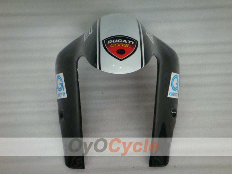 Injection Fairing kit for 07-09 Ducati 1098 - White, Black - Xerox #OYO87906232