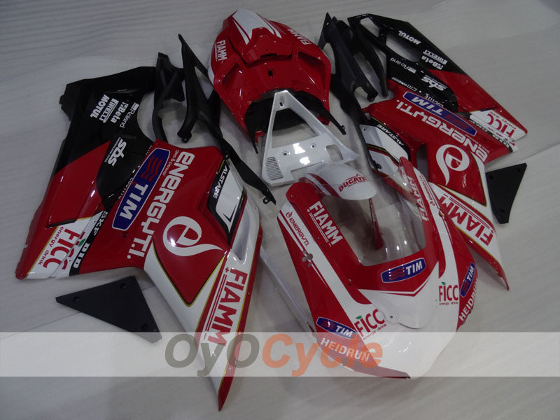 Injection Fairing kit for 07-09 Ducati 1098 - Red, White, Black - FIAMM #OYO87906235 Secondary image
