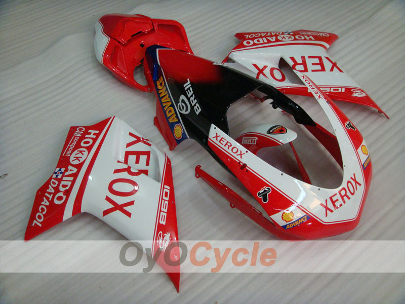 Injection Fairing kit for 07-09 Ducati 1098 - Red, White - Xerox #OYO87906239 Secondary image