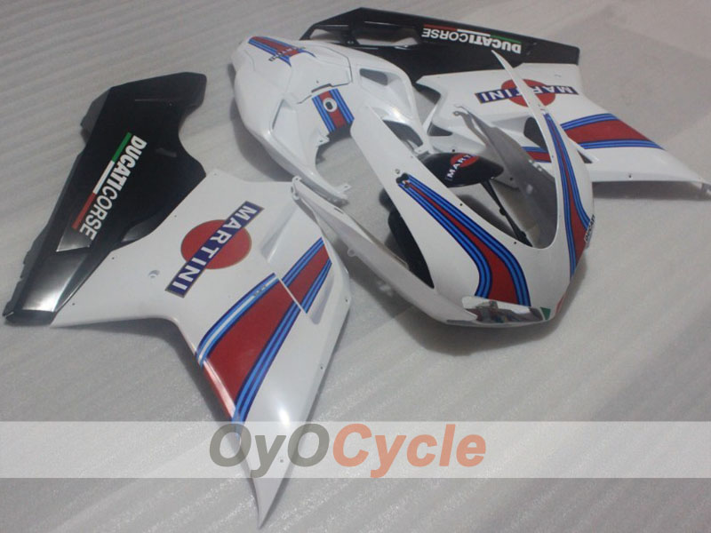 Injection Fairing kit for 09-11 Ducati 1198 - Red, White, Black - Factory Style #OYO87906250 Secondary image