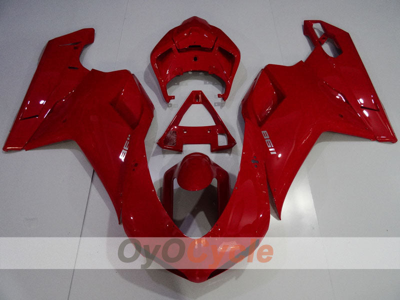 Injection Fairing kit for 09-11 Ducati 1198 - Red - Factory Style #OYO87906256 Secondary image