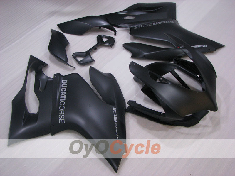 Injection Fairing kit for 11-14 Ducati 1199 - Black - Factory Style #OYO87906260 Main image