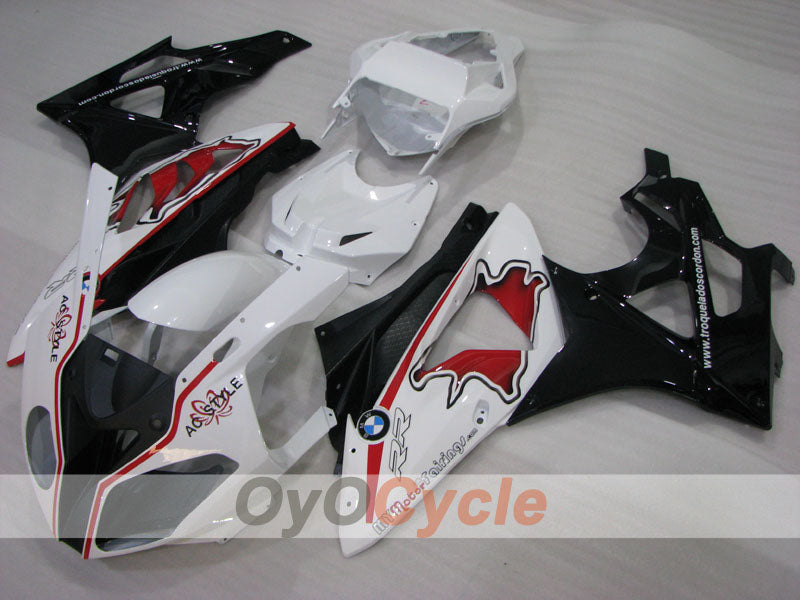 Injection Fairing kit for 09-14 BMW S1000RR - Red, White, Black - Factory Style, Customize #OYO87906298 Main image