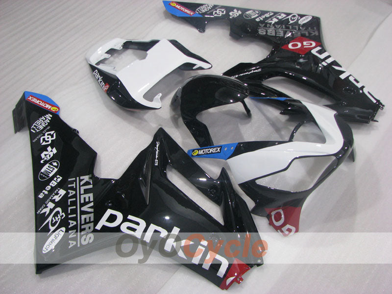 Injection Fairing kit for 06-08 Triumph Daytona 675 - White, Black - parkingo #OYO87906301 Main image