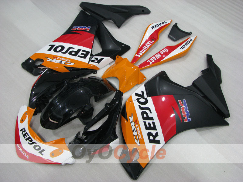 Injection Fairing kit for 11-16 CBR250RR - Orange, White, Black - PEPSI #OYO87906319 Main image