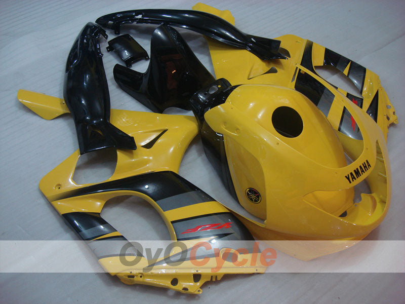 Injection Fairing kit for 97-07 YZF600R - Yellow, Black - Factory Style #OYO87906399