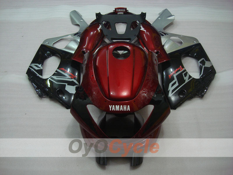 Injection Fairing kit for 97-07 YZF600R - Red Wine Color, Black - Factory Style #OYO87906404