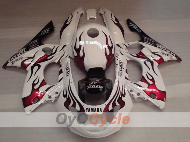 Injection Fairing kit for 97-07 YZF600R - Red, White - Customize #OYO87906405 Secondary image