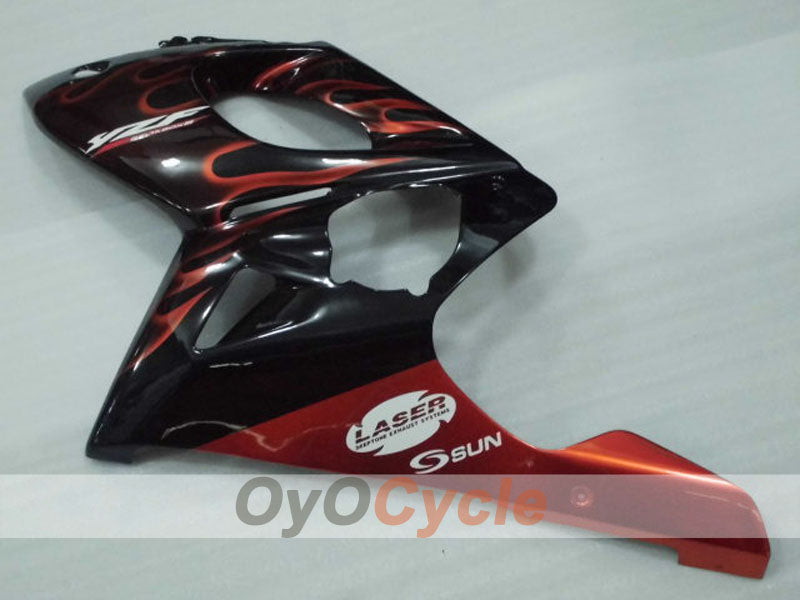 Injection Fairing kit for 97-07 YZF600R - Orange, Black - Flame #OYO87906406