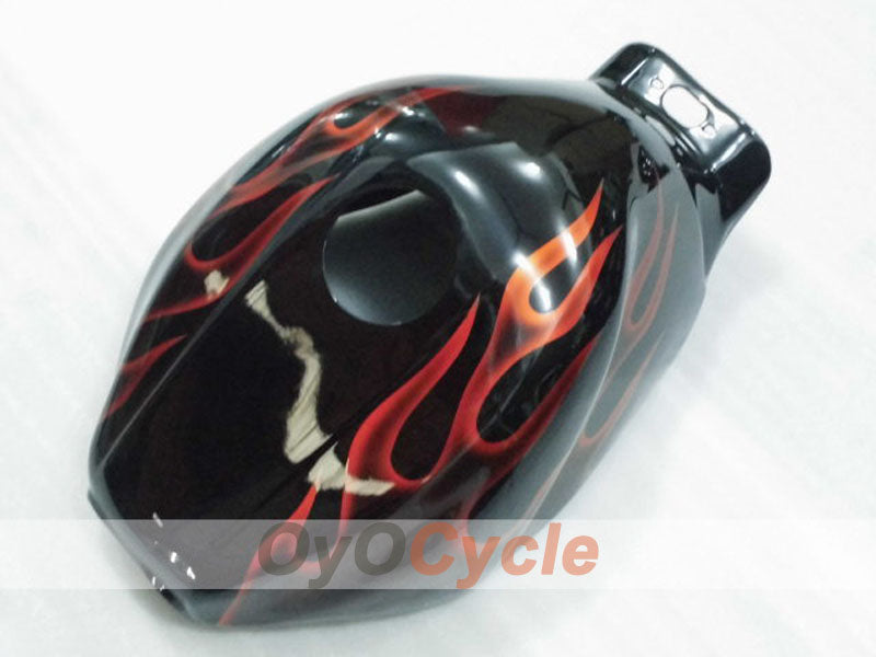 Injection Fairing kit for 97-07 YZF600R - Orange, Black - Flame #OYO87906406