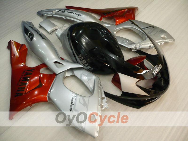Injection Fairing kit for 97-07 YZF600R - Orange, Black, Silver - Factory Style #OYO87906407
