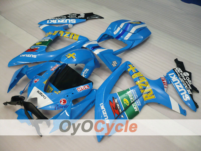 Injection Fairing kit for 08-10 GSX R600 - Blue, Black - Rizla+ #OYO87901673 Secondary image