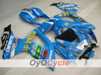 Injection Fairing kit for 08-10 GSX R750 - Blue, Black - Rizla+ #OYO87901455