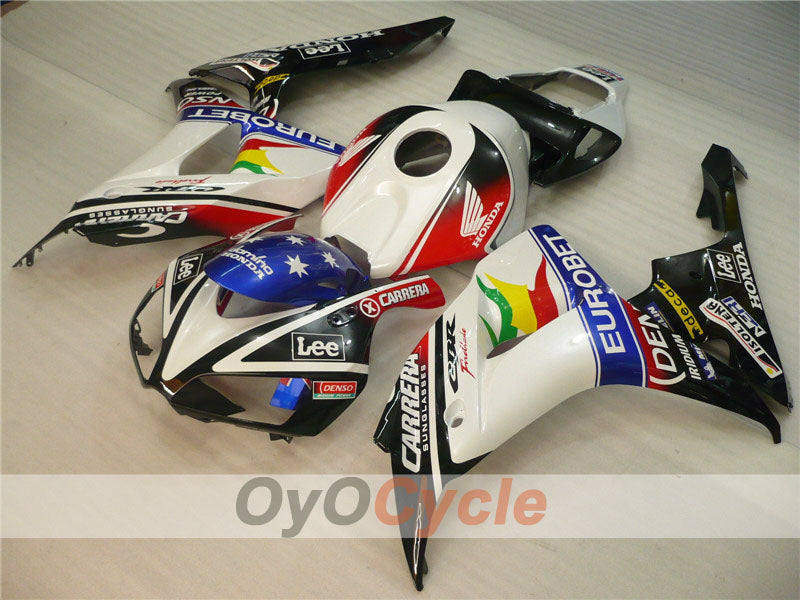 Injection Fairing kit for 06-07 CBR1000RR - White, Black - Lee #OYO87900615 Secondary image