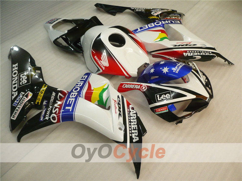 Injection Fairing kit for 06-07 CBR1000RR - White, Black - Lee #OYO87900615