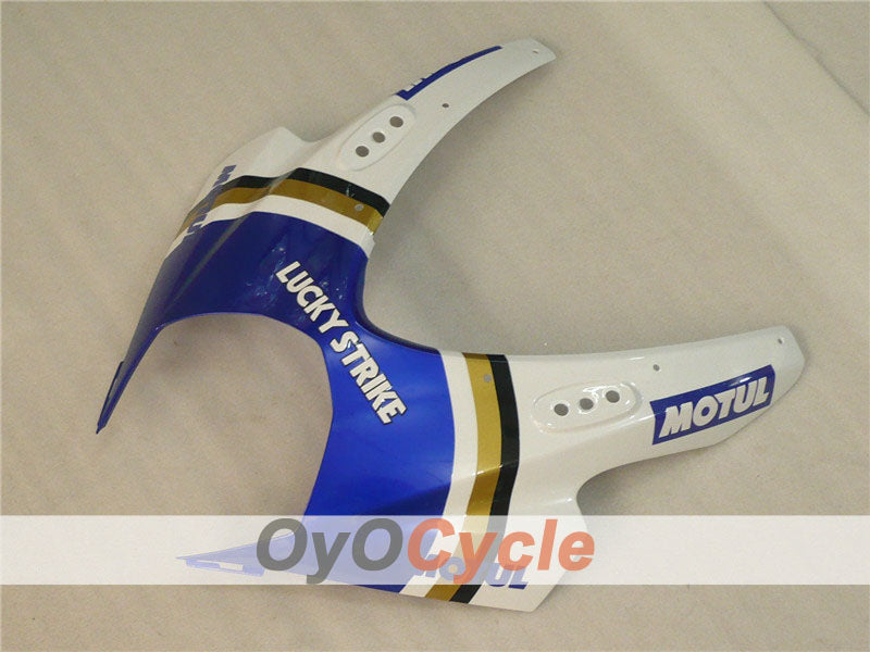 Injection Fairing kit for 07-08 GSX R1000 - Blue, White - Lucky Strike, MOTUL #OYO87902104