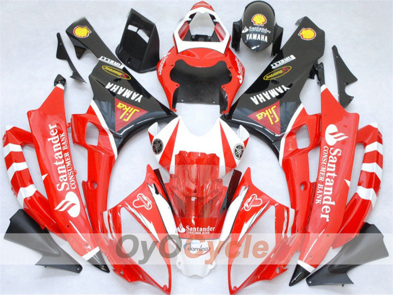 Injection Fairing kit for 06-07 YZF-R6 - Red, Black - Santander #OYO87900952 Main image