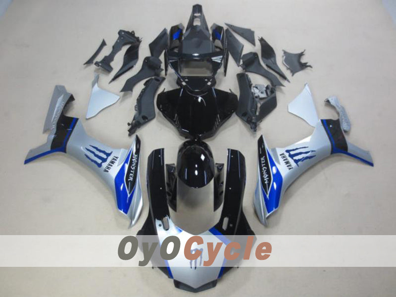Injection Fairing kit for 15-19 YZF-R1 - Blue, Silver, Grey - Others #OYO87914658 Main image