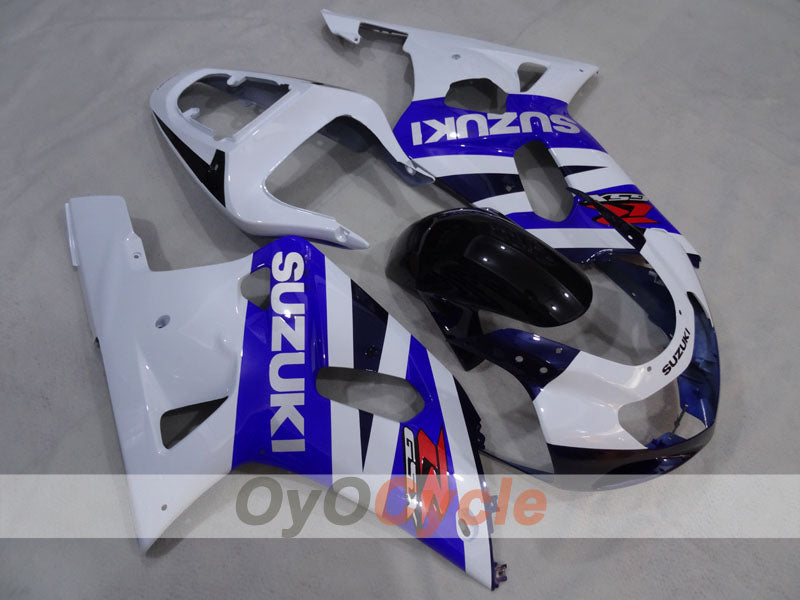Injection Fairing kit for 01-03 GSX R600 - White, Black - Factory Style #OYO87905120 Secondary image