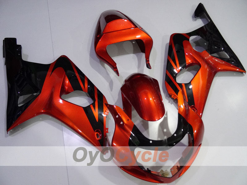 Injection Fairing kit for 00-02 GSX R1000 - Orange, Black - Factory Style #OYO87901759 Main image
