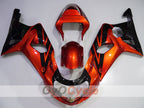 Injection Fairing kit for 00-03 GSX R750 - Orange, Black - Factory Style #OYO87901105