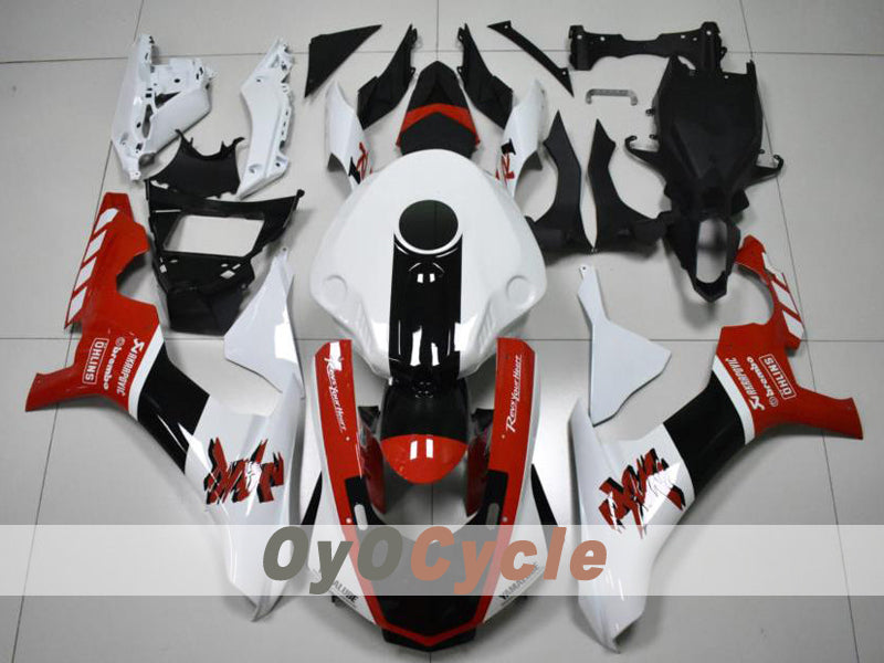 Injection Fairing kit for 15-19 YZF-R1 - Red, White - Others #OYO87914636