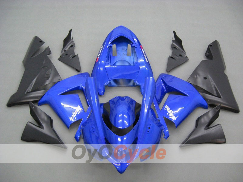 Injection Fairing kit for 04-05 NINJA ZX-10R - Blue, Black - Factory Style #OYO87901529