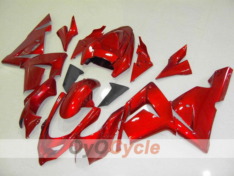Injection Fairing kit for 04-05 NINJA ZX-10R - Red, Black - Factory Style #OYO87901530