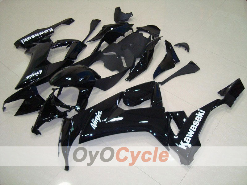 Injection Fairing kit for 08-10 NINJA ZX-10R - Black - Factory Style #OYO87901645 Main image