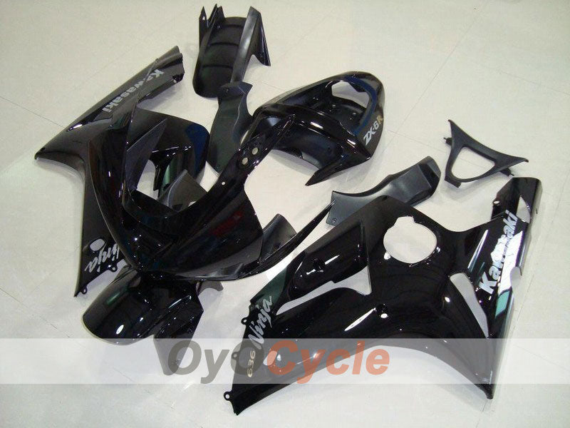 Injection Fairing kit for 03-04 NINJA ZX-6R - Black - Factory Style #OYO87901782 Main image