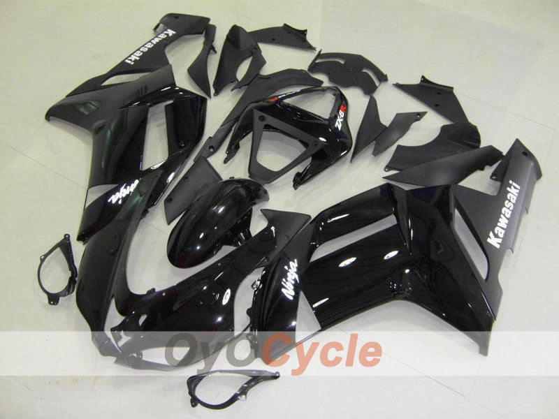 Injection Fairing kit for 07-08 NINJA ZX-6R - Black - Factory Style #OYO87901929